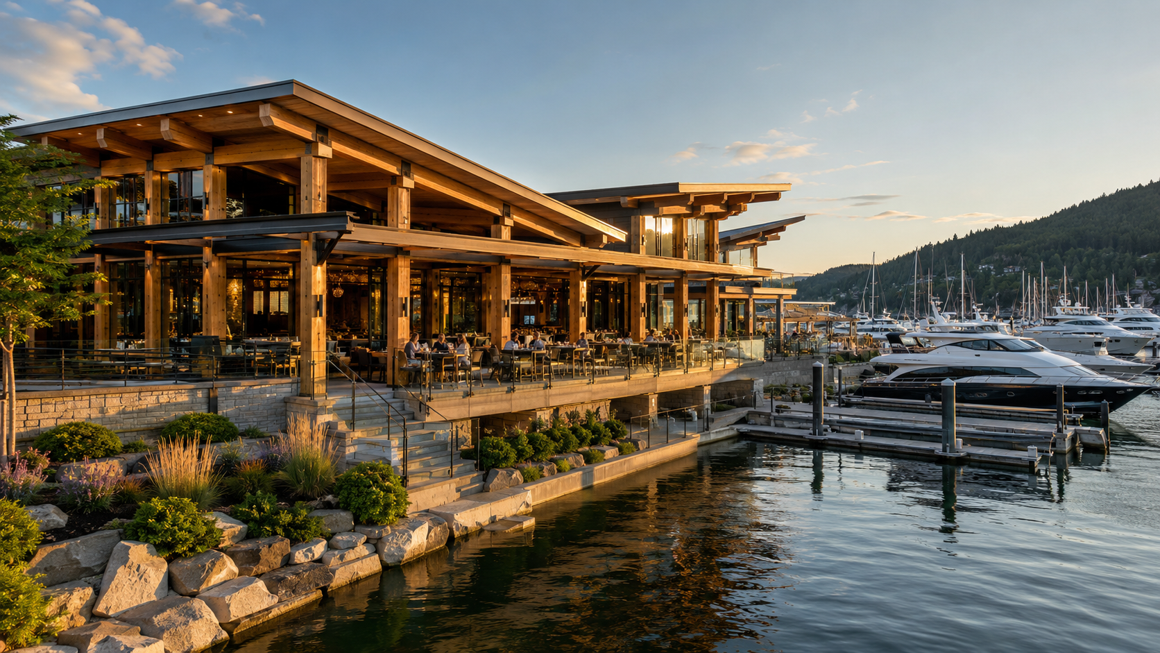 Conceptual future application: Marinas, clubs & waterfront hospitality