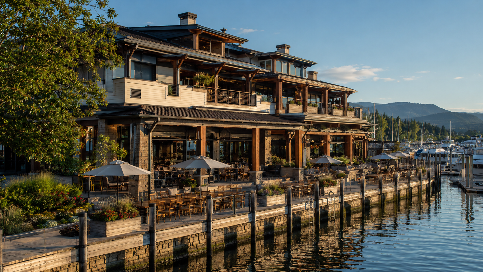 Conceptual future application: Commercial properties on the water